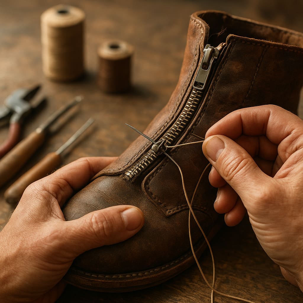 Reißverschlusswechsel