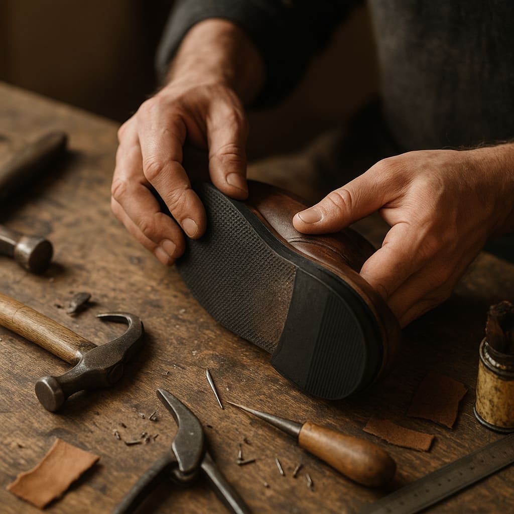 Sohlen- und Absatztausch